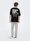 ONLY & SONS Backprint T-Shirt Black Cortado