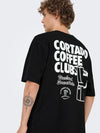 ONLY & SONS Backprint T-Shirt Black Cortado