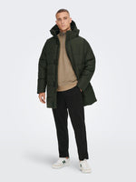 ONLY & SONS Winter Quilted Jacke Peat