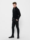 ONLY & SONS Half Zip Sweatshirt Black