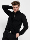 ONLY & SONS Half Zip Sweatshirt Black