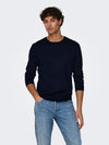 ONLY & SONS Leichter Pullover Dark Navy