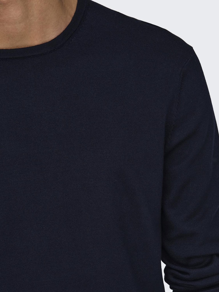 ONLY & SONS Leichter Pullover Dark Navy