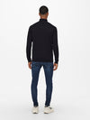 ONLY & SONS Dünner Rollkragen Pullover Black