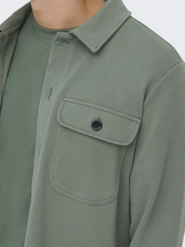 ONLY & SONS Overshirt Castor Gray