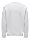 ONLY & SONS Sweatshirt Super Light Grey Melange