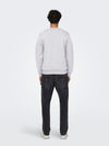 ONLY & SONS Sweatshirt Super Light Grey Melange