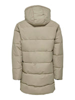 ONLY & SONS Winter Quilted Jacke Desert Taupe