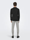 ONLY & SONS Leichtes Poloshirt Black
