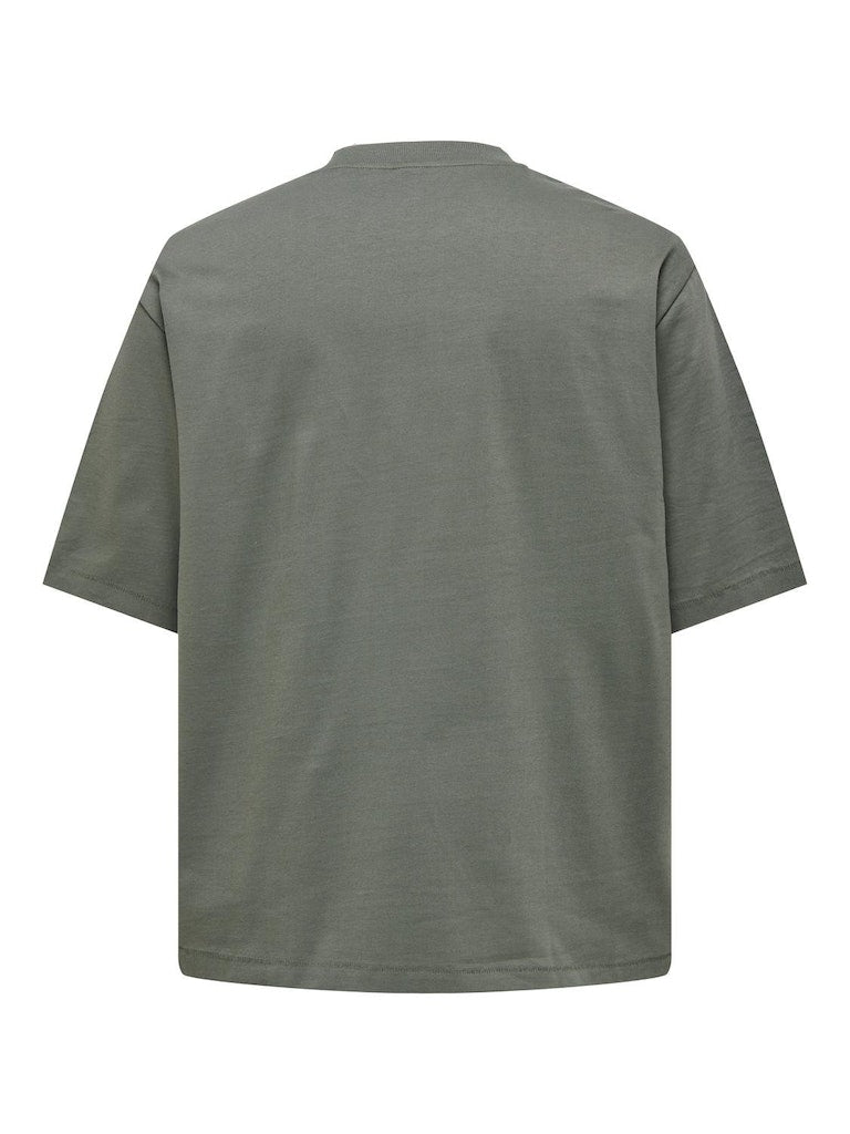 ONLY & SONS Basic Oversize T-Shirt Castor Gray