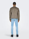 ONLY & SONS Faux Suede Racer Jacke Falcon