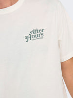 ONLY & SONS Backprint T-Shirt Cloud Dancer After Hour