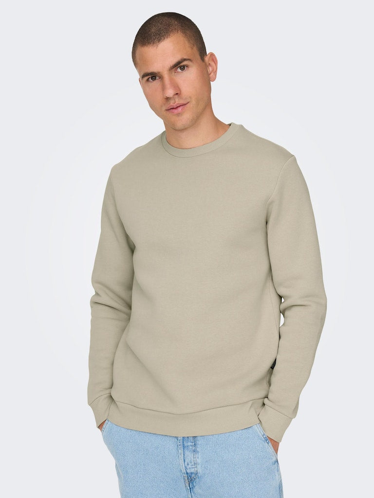 ONLY & SONS Sweatshirt Silver Lining