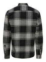 ONLY & SONS Flanell Hemd Griffin Black