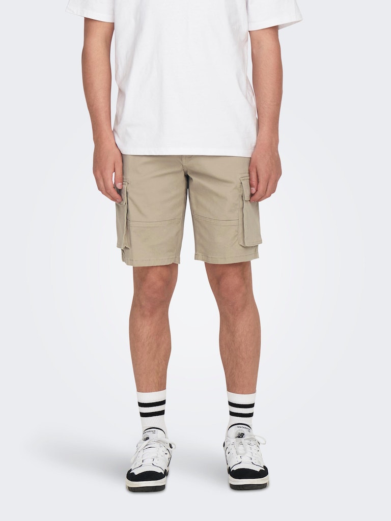 ONLY & SONS Cargo Shorts Chinchilla