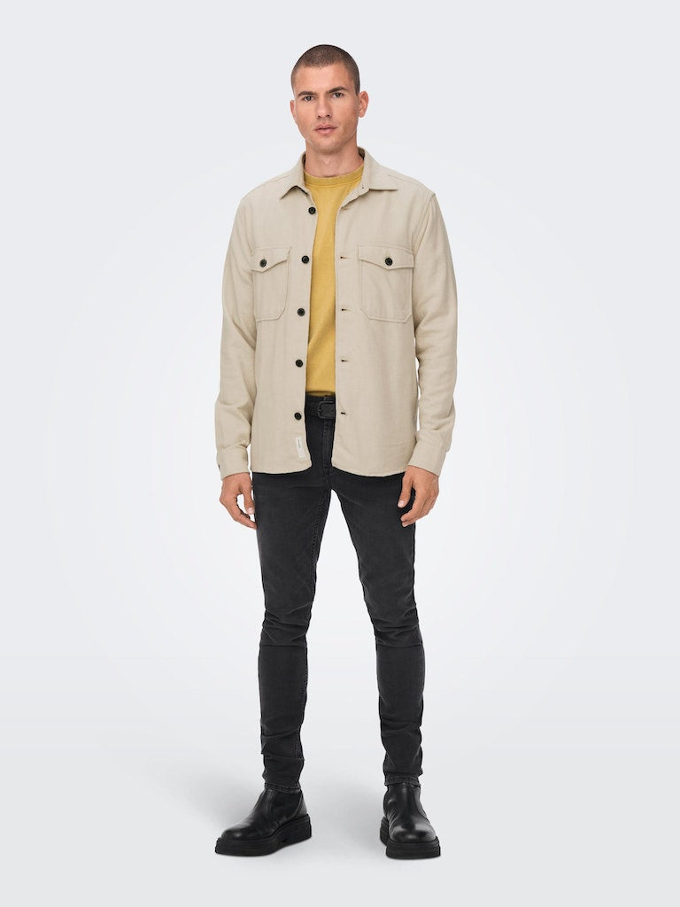ONLY & SONS Overshirt Pelican
