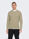 ONLY & SONS Dünner Pullover Chinchilla