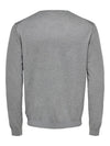 ONLY & SONS Leichter Pullover Medium Grey Melange