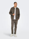 ONLY & SONS Cord Overshirt Falcon