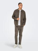 ONLY & SONS Cord Overshirt Falcon