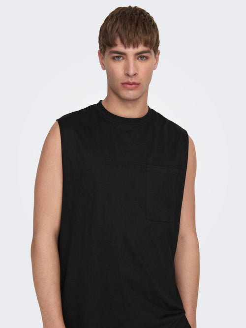 ONLY & SONS Tanktop Black