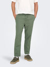 ONLY & SONS Leinen Pant Sea Spray
