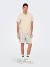 ONLY & SONS Struktur Shorts Seagrass
