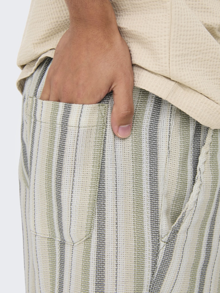 ONLY & SONS Struktur Shorts Seagrass