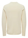 ONLY & SONS Dünner Pullover Antique White