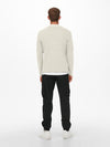 ONLY & SONS Dünner Pullover Antique White