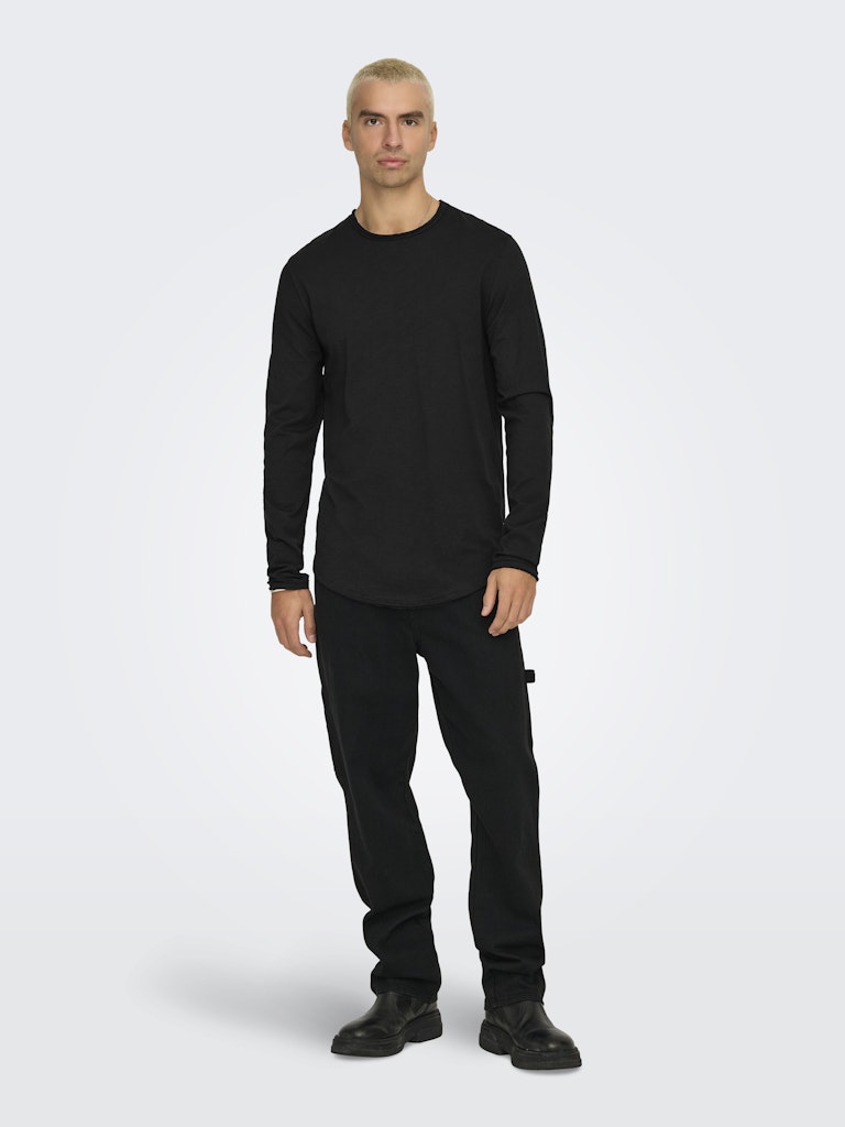 ONLY & SONS Longsleeve Black