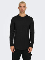 ONLY & SONS Longsleeve Black