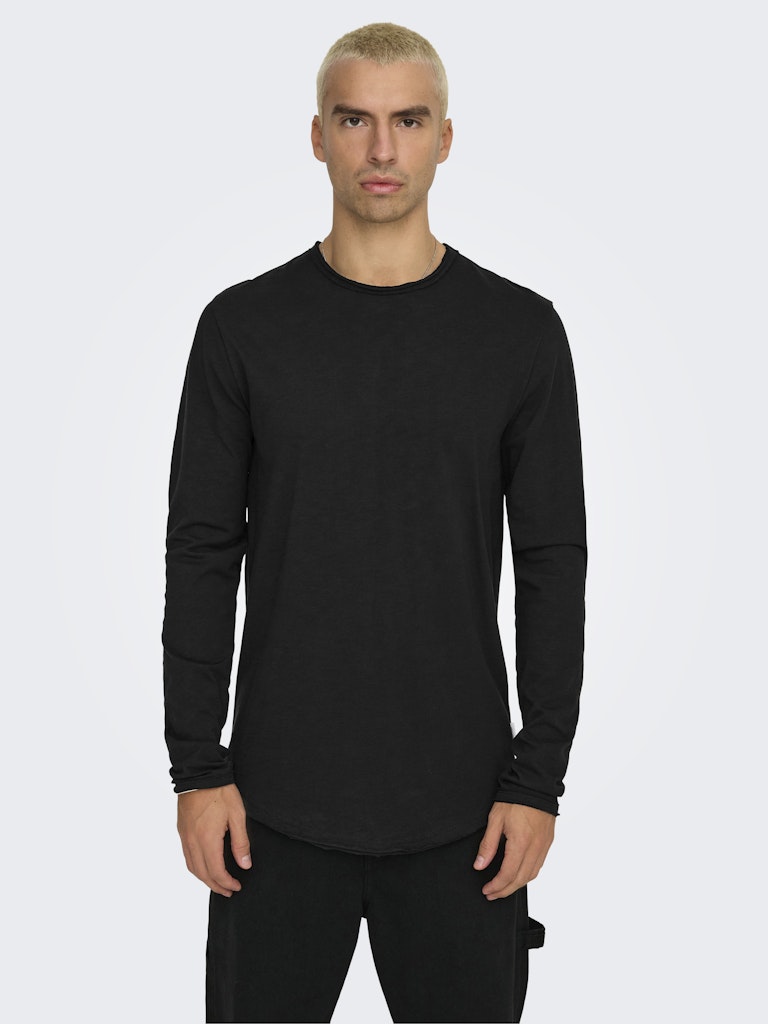 ONLY & SONS Longsleeve Black