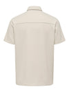 ONLY & SONS Lockeres Kurzarm Hemd Moonstruck