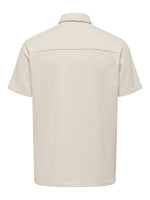 ONLY & SONS Lockeres Kurzarm Hemd Moonstruck