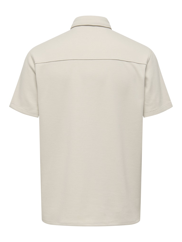 ONLY & SONS Lockeres Kurzarm Hemd Moonstruck