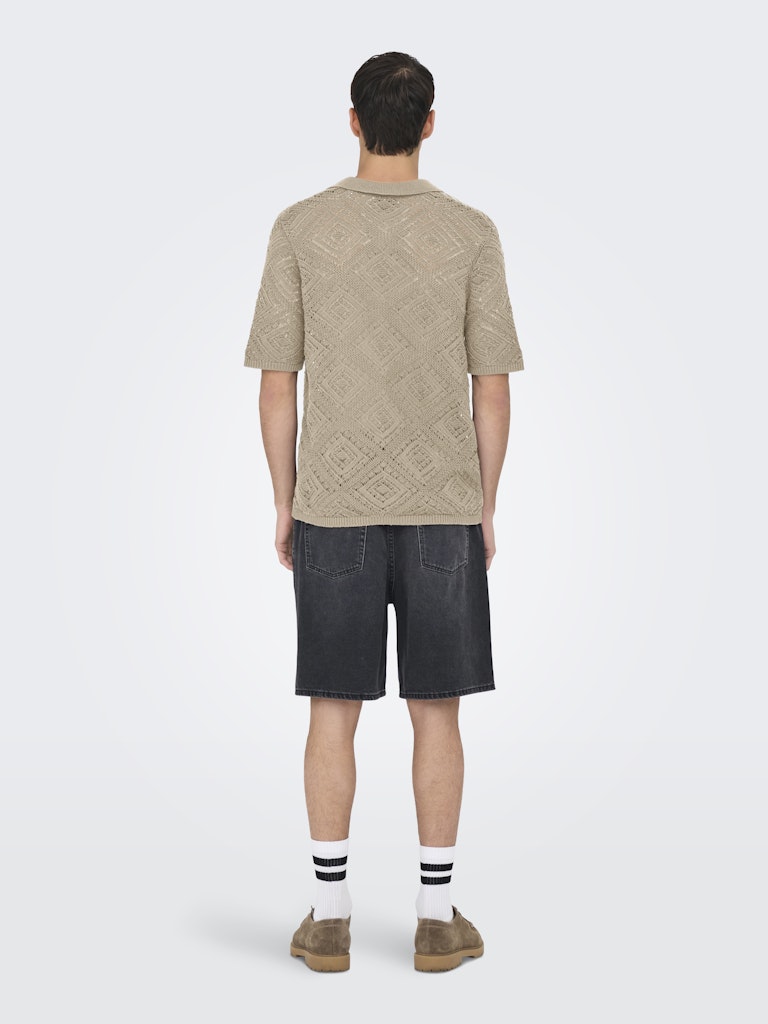 ONLY & SONS Strick Hemd String