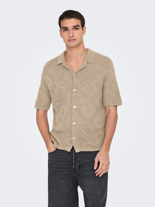 ONLY & SONS Strick Hemd String