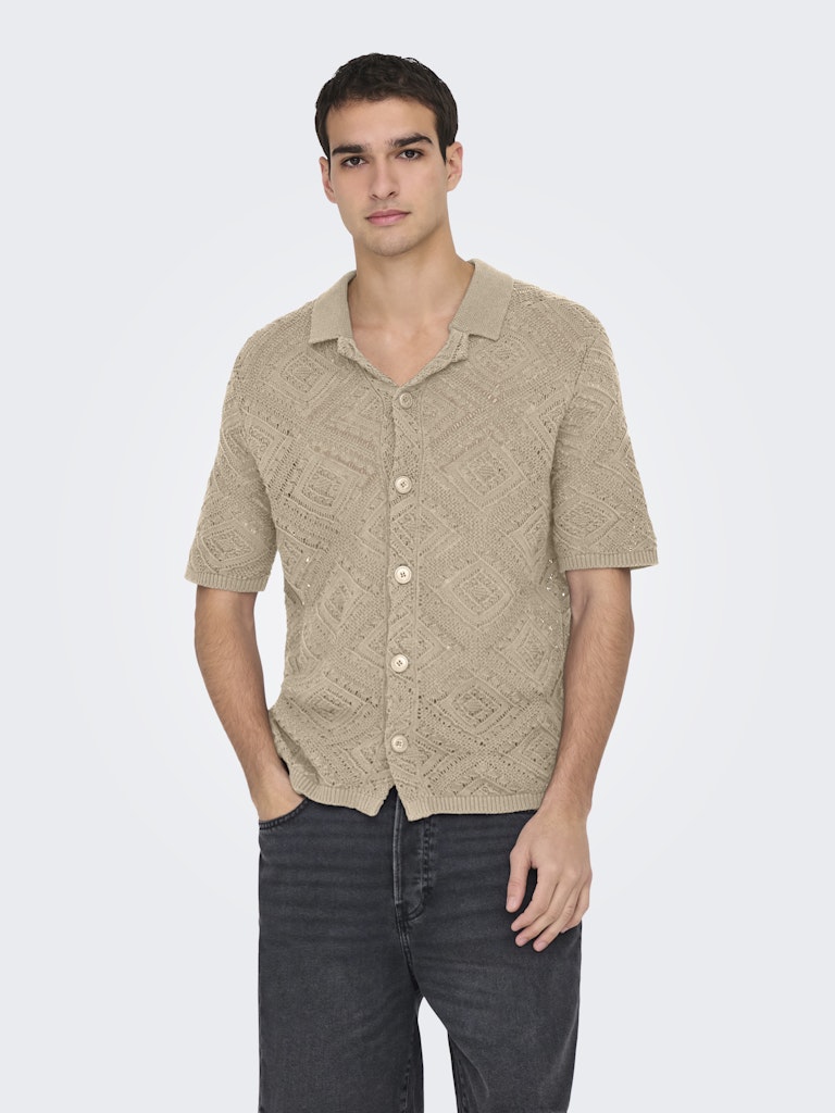 ONLY & SONS Strick Hemd String