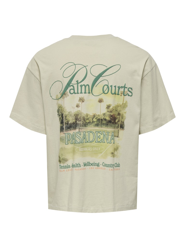 ONLY & SONS Relax Backprint T-Shirt Moonstruck