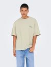 ONLY & SONS Relax Backprint T-Shirt Moonstruck