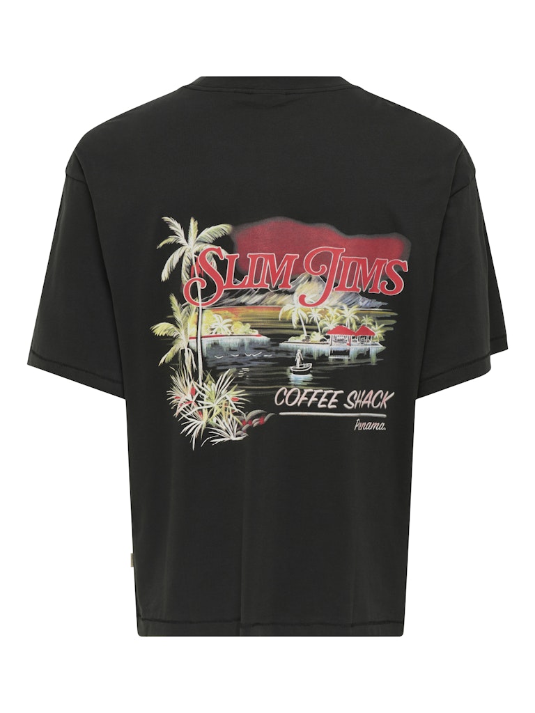 ONLY & SONS Backprint T-Shirt Jet Black