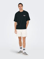 ONLY & SONS Backprint T-Shirt Jet Black