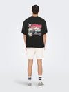 ONLY & SONS Backprint T-Shirt Jet Black