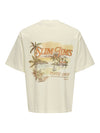 ONLY & SONS Backprint T-Shirt Antique White