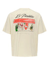 ONLY & SONS Oversize Backprint T-Shirt Antique White