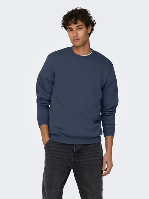ONLY & SONS Sweatshirt Blue Nights
