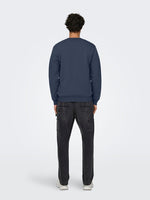 ONLY & SONS Sweatshirt Blue Nights