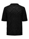 ONLY & SONS Strick Hemd Black
