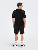 ONLY & SONS Strick Hemd Black